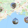 Béziers-Arles mapa com fotos.jpg